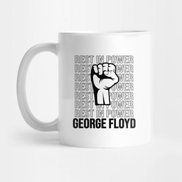 Rest in Power George Floyd by Teesamd